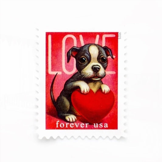 2023 First Class Forever Stamps - Love: Kitten &amp; Puppy