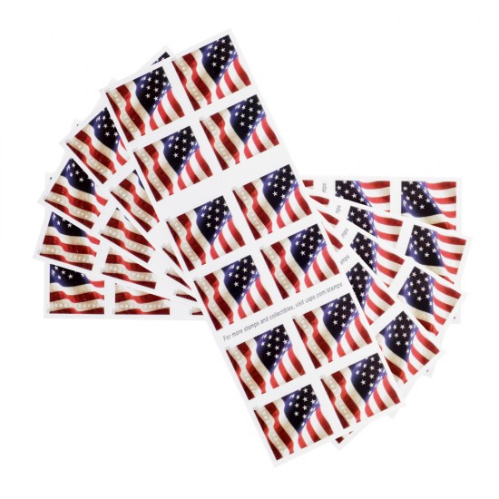 Booklet 2017 U.S Flag Forever First-Class Rate Stamps