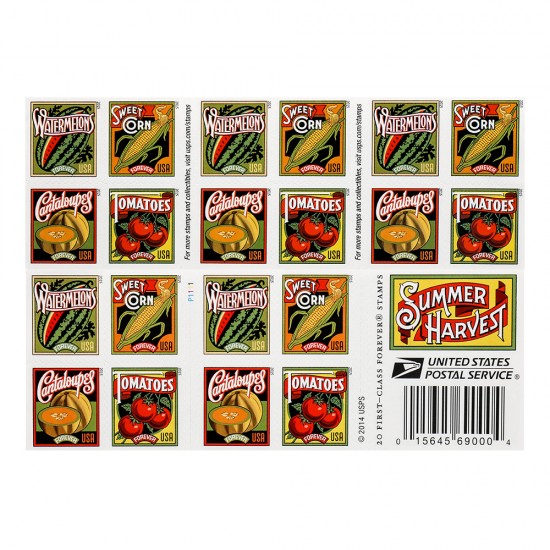 2015 US Summer Harvest Forever Stamps