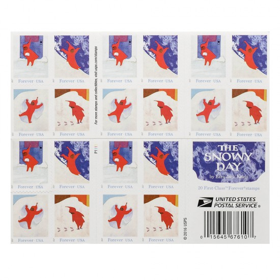 2017 US Snowy Day Forever Postage Stamps