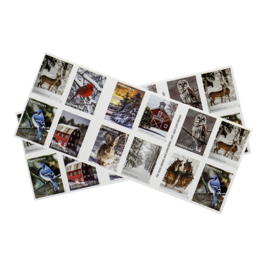 2020 US 'Winter Scenes' Forever Postage Stamps